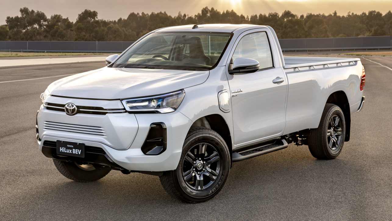 Toyota brought the HiLux REVO BEV concept to Oz.